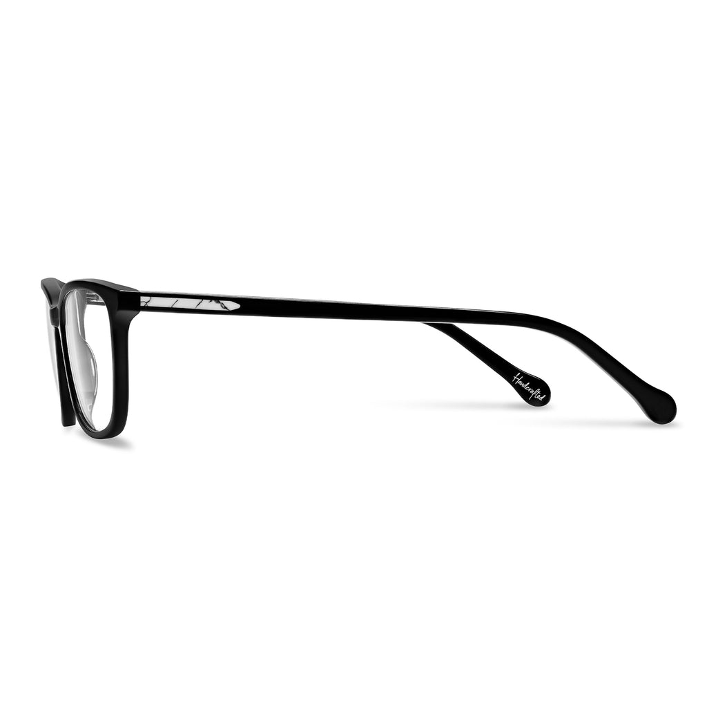 Camden Blue Light Glasses in Jet Black for Screen Time