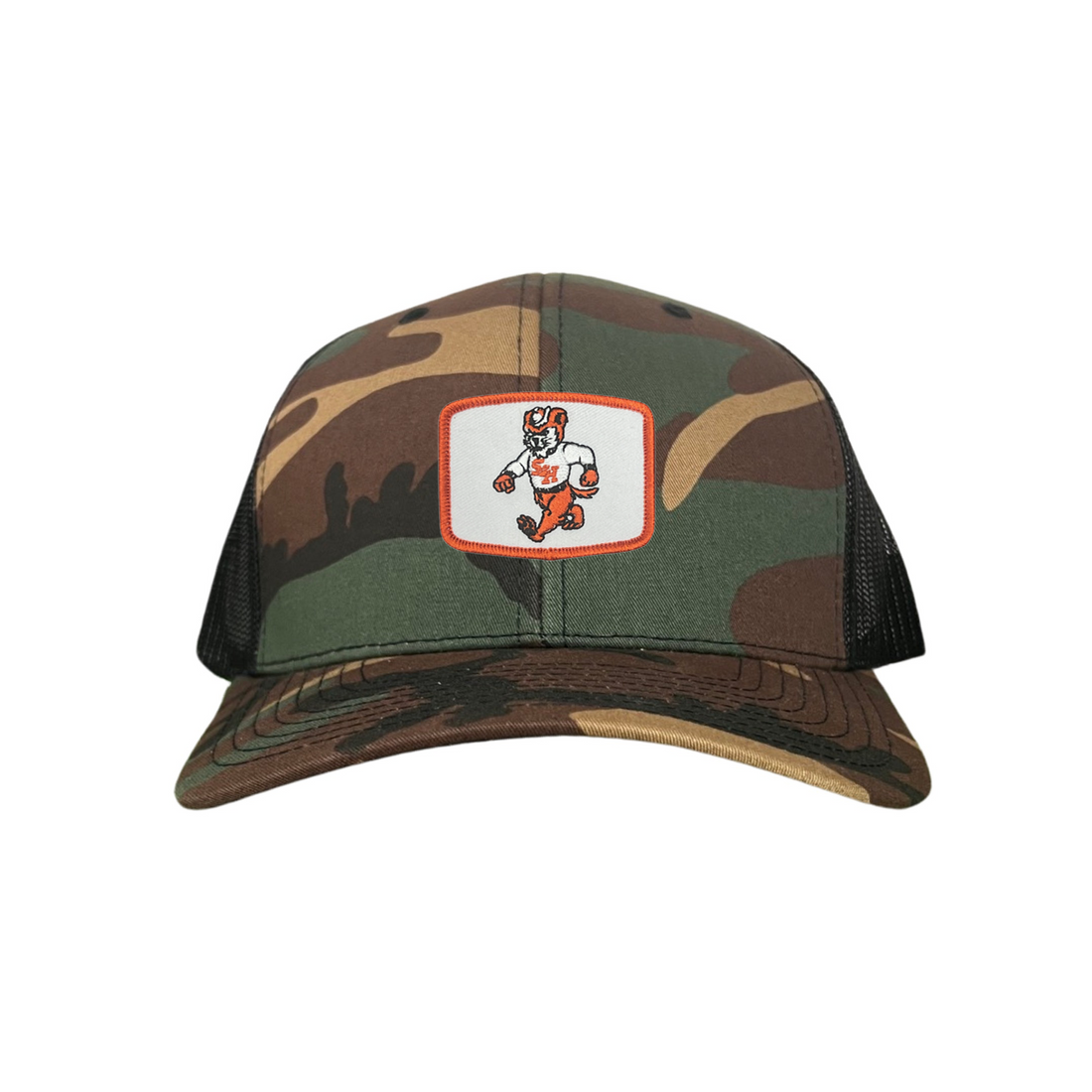 Sam Houston Bearkat Limited Edition Silver Mesh Snapback Hat