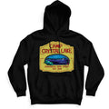 A comfortable, horror-inspired Camp Crystal Lake hoodie featuring a classic graphic design.