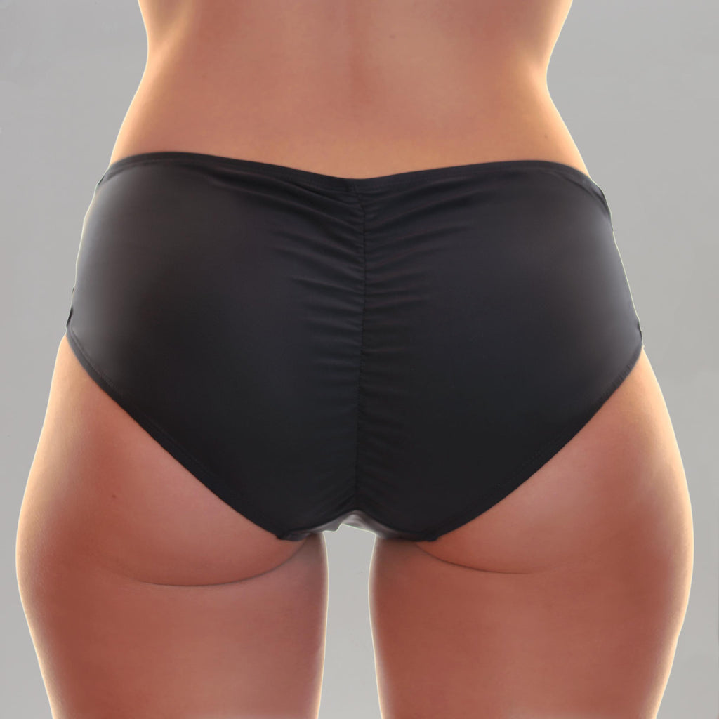 Capri Side Loop Double Rise Bikini Bottom - Geometric Sporty Fit