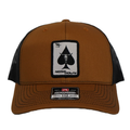 A stylish spade-logo baseball cap by Nose Down Deer Scents for everyday wear