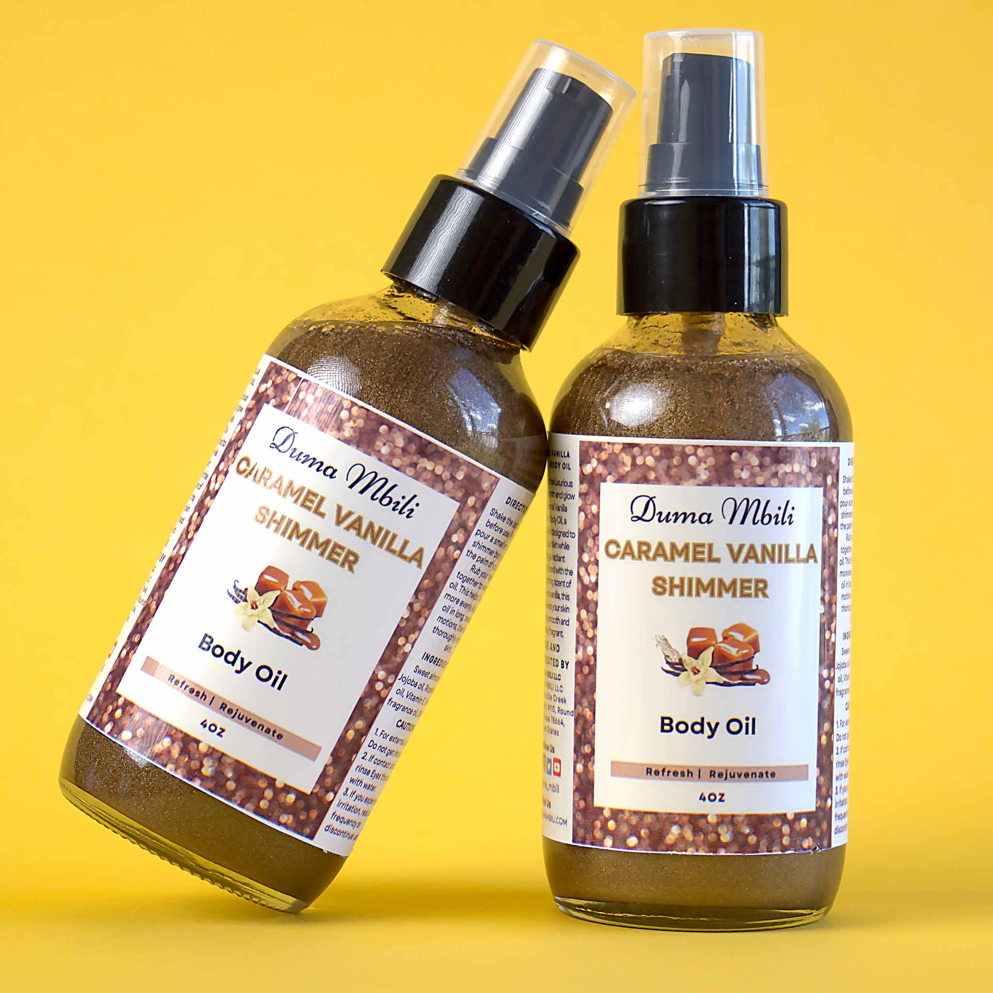 Caramel Vanilla Shimmer Body Oil