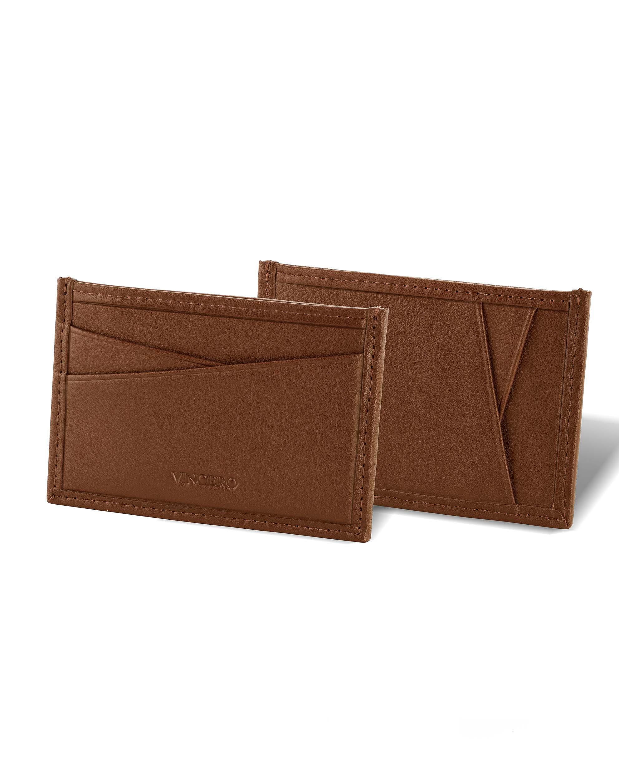The Card Sleeve - Saddle Italian Leather Slim Wallet