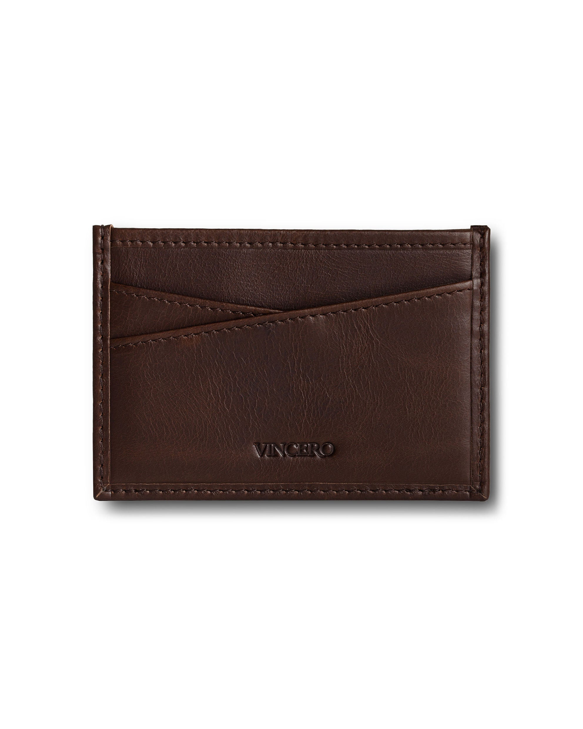 The Card Sleeve in Mocha - Slim Italian Leather Wallet