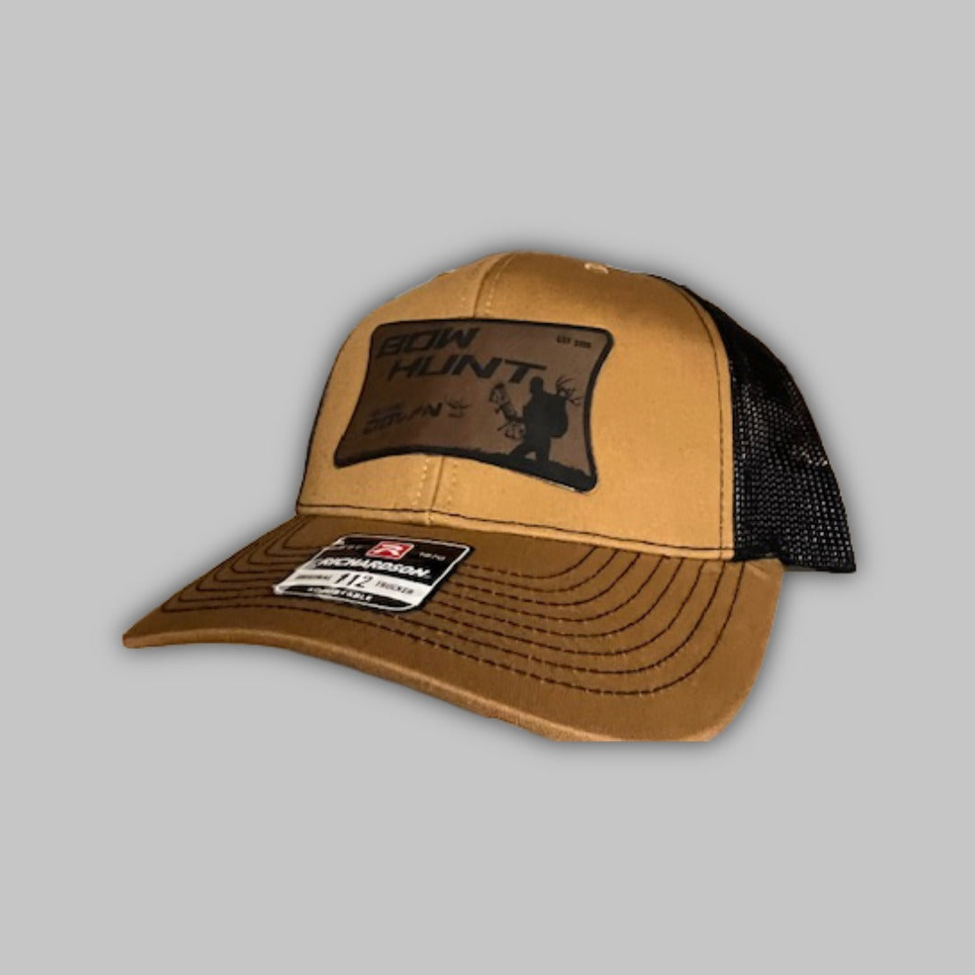 Back Pack Bow Hunter Trucker Hat - Richardson 112 Snapback Cap