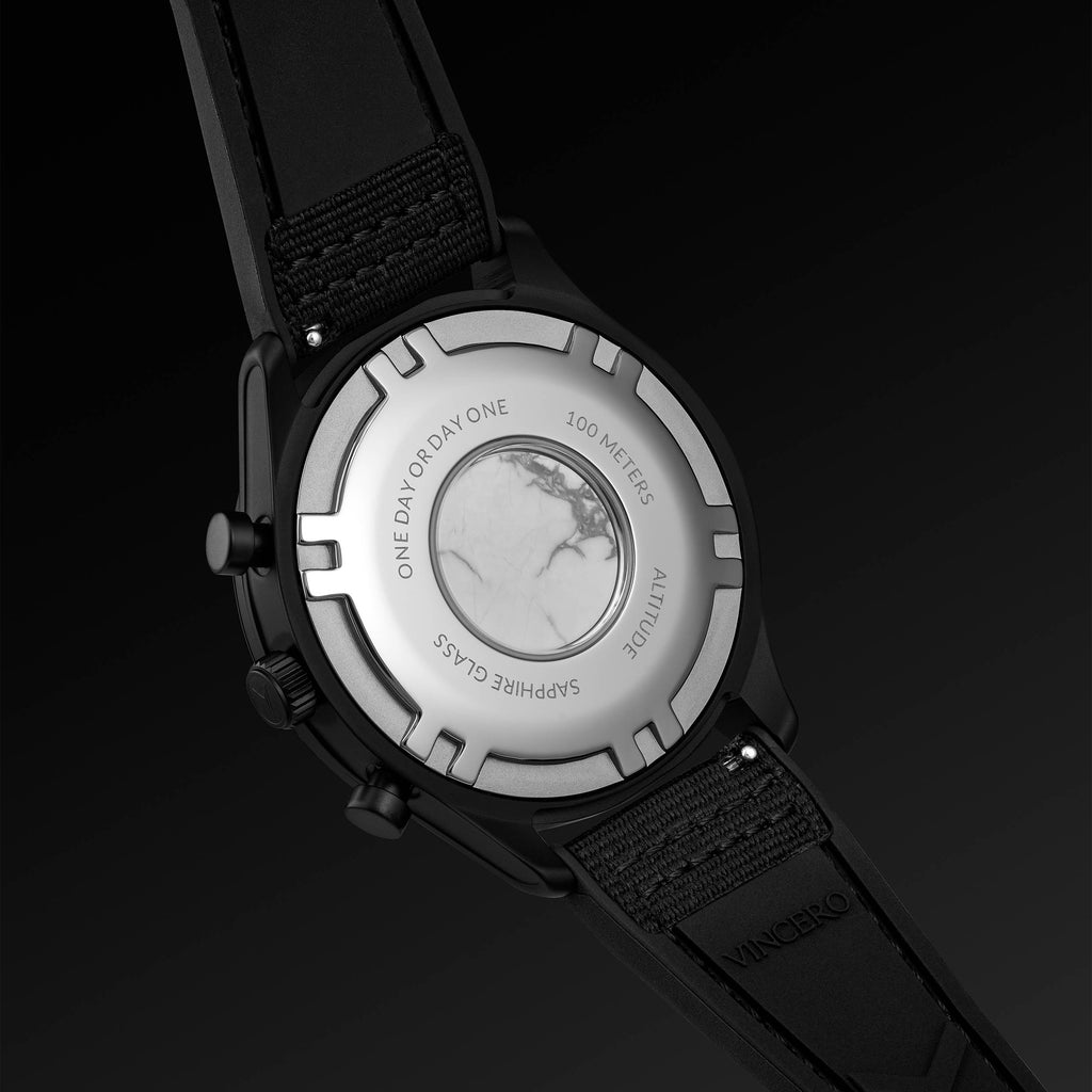 The Altitude Watch in Graphite - 43mm Mens Everyday Timepiece