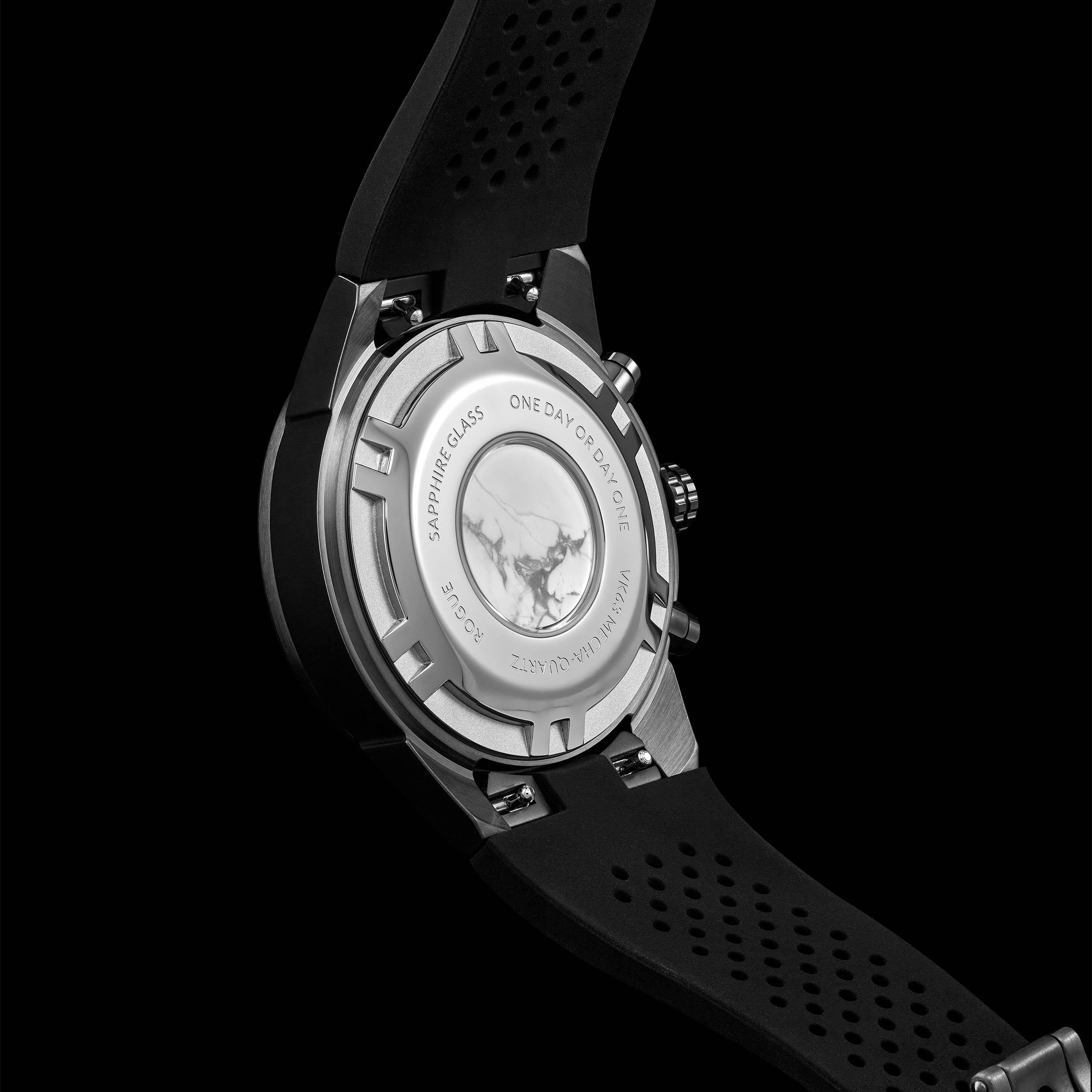 The Rogue Stealth Chronograph Sport Watch with Silicone Band