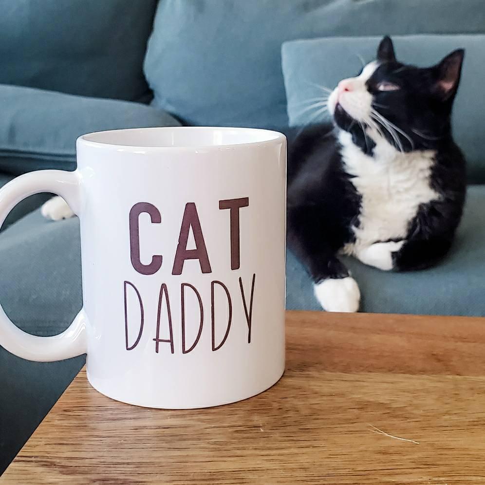 Cat Daddy and Cat Mama Coffee and Tea Mug
