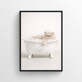 Cat - Persian Animal Bathroom Tub Poster