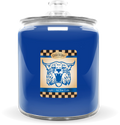 Light One For The Cats 4-Wick Cookie Jar Candle, Royal Blue