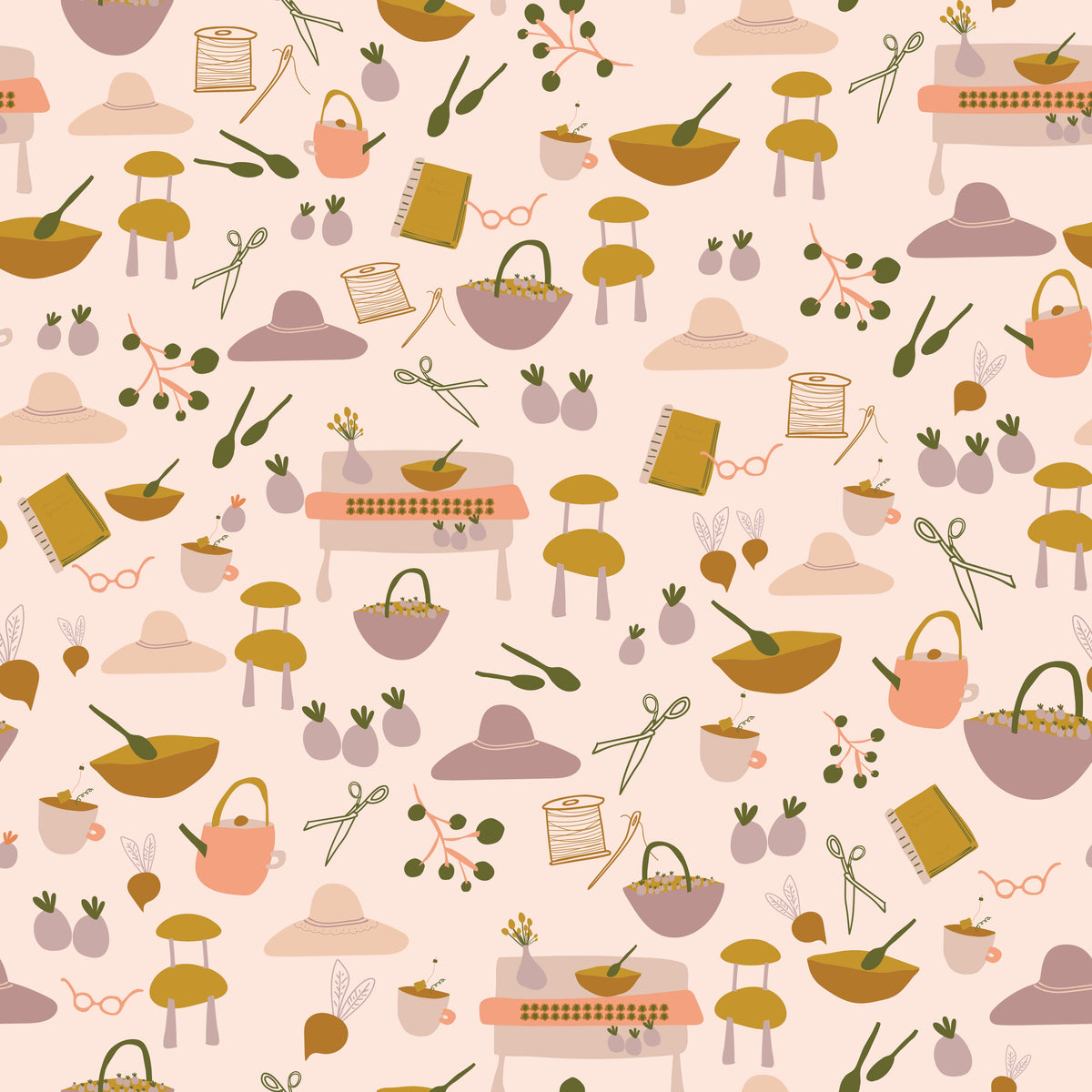 Cecily Wallpaper by Meghan Pauley Nespeca