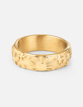 Minimalist gold Celestial Ring inspired by the stars, perfect for daily wear.