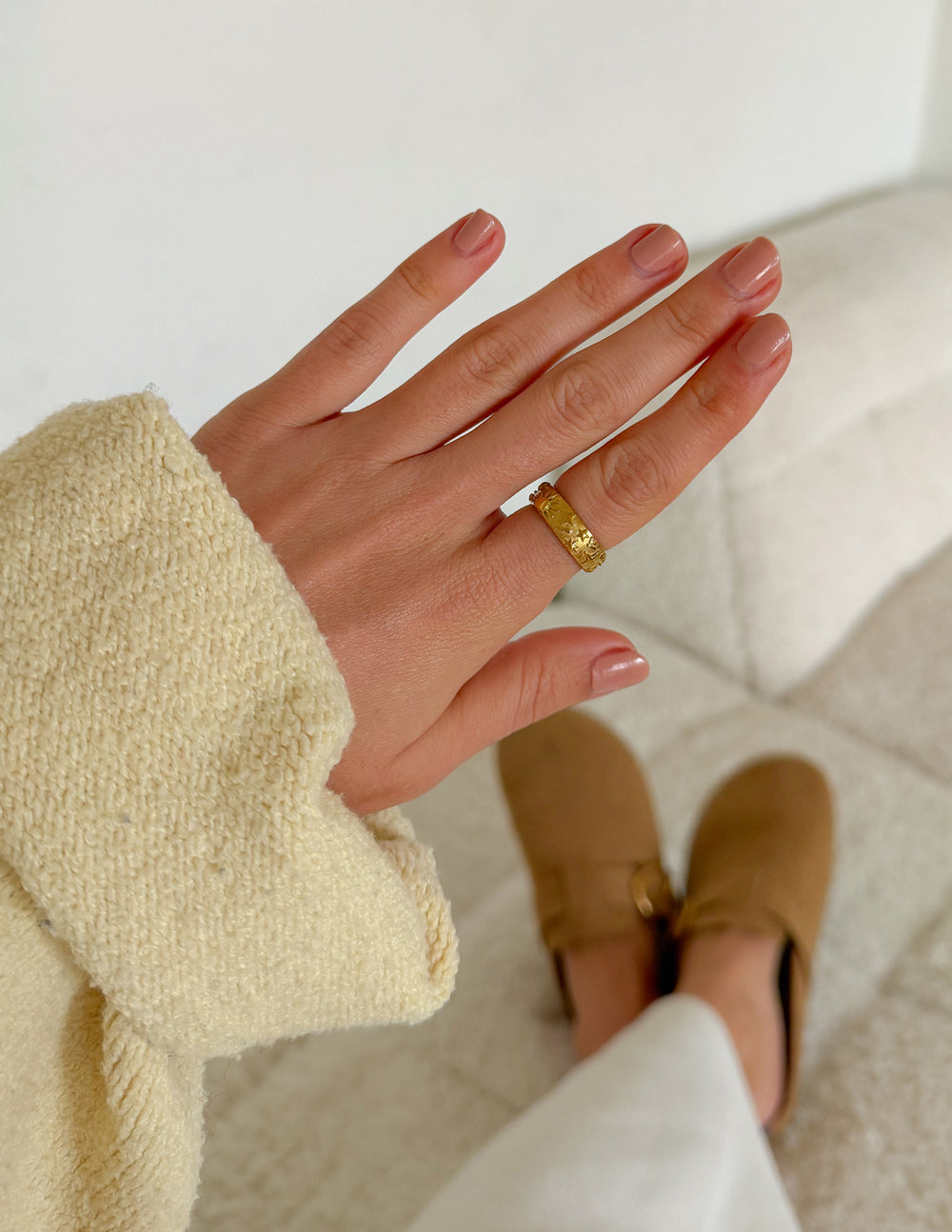 Celestial Star Ring - Dainty Gold Symbolic Jewelry