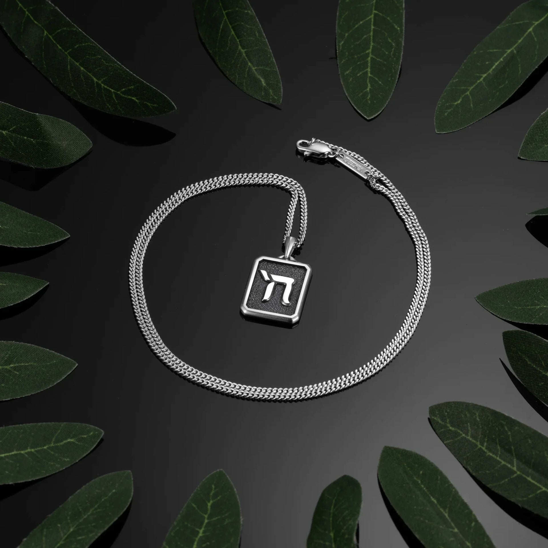 Chai Pendant Necklace in 925 Sterling Silver