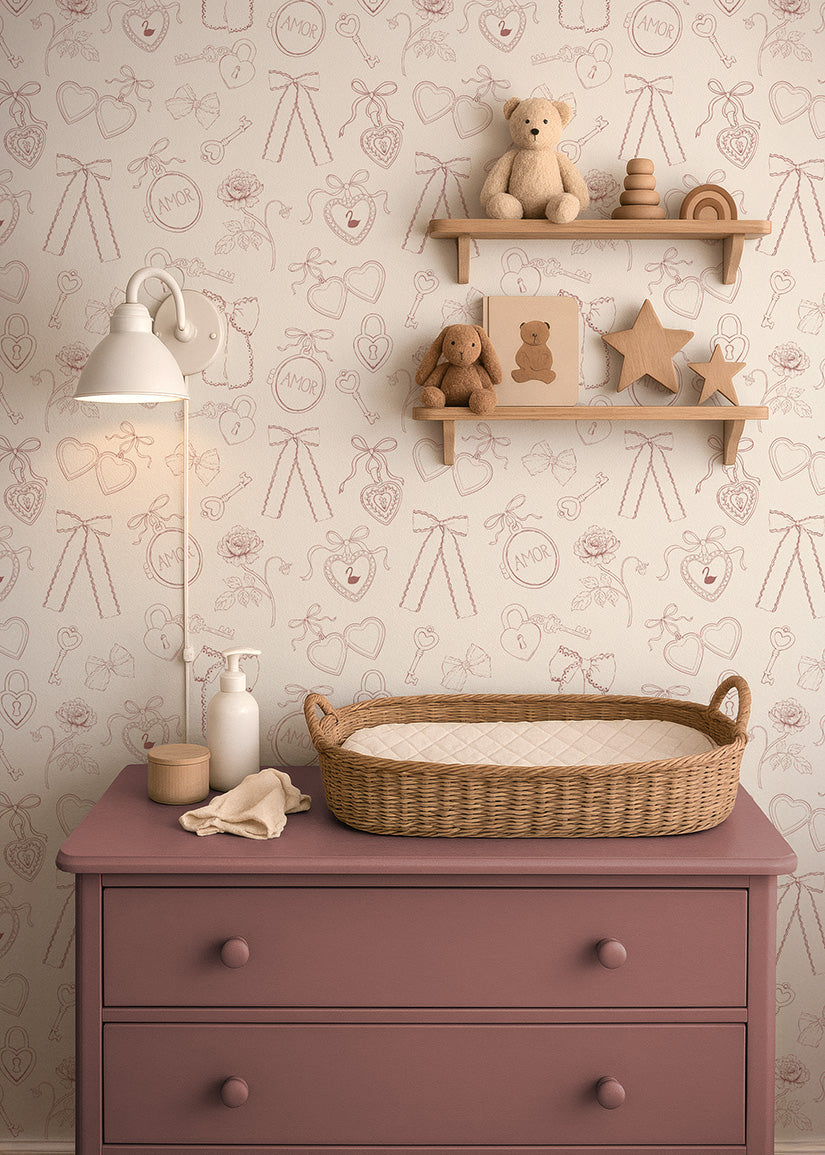 Essie Wallpaper by Brittany Polatis Design