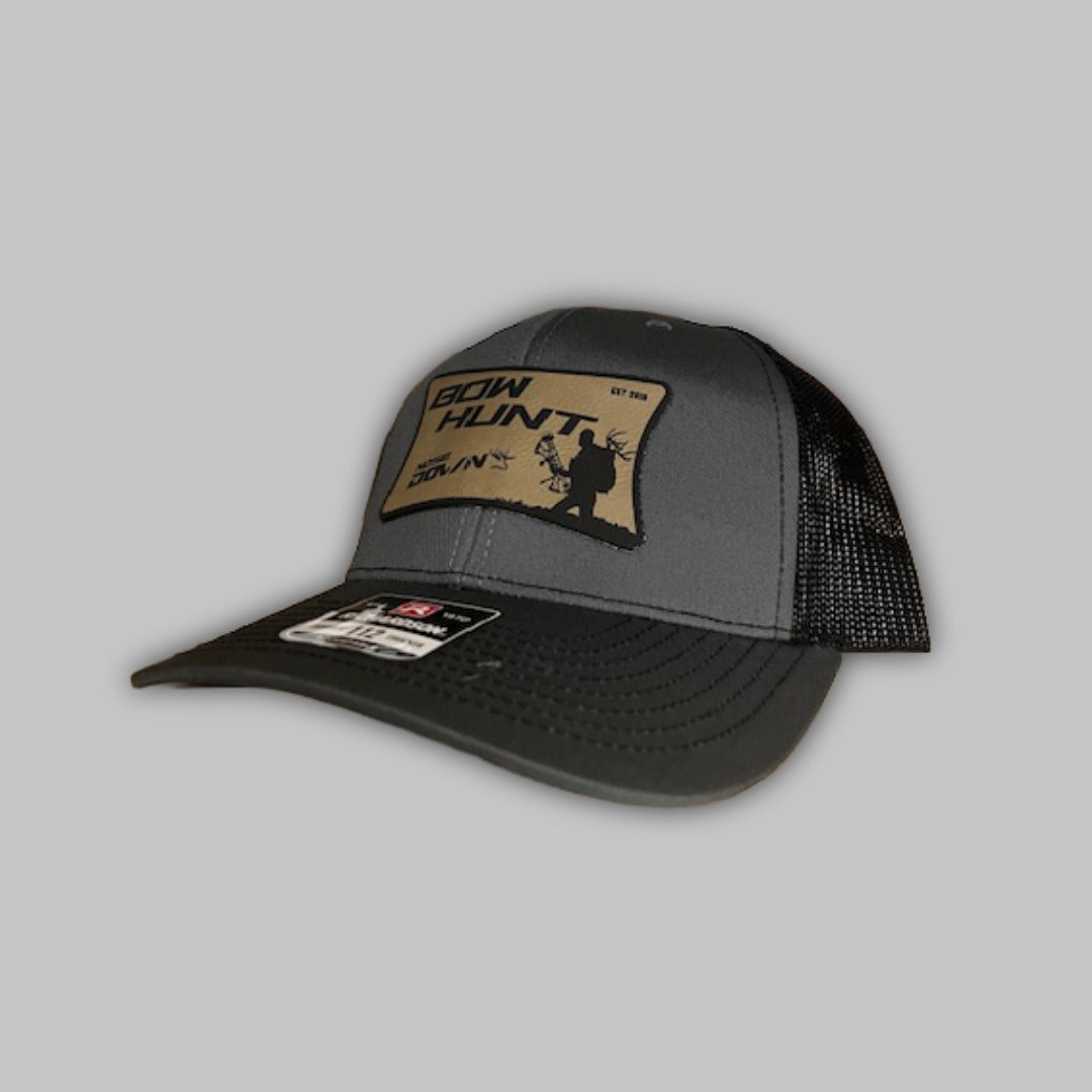 Back Pack Bow Hunter Trucker Hat - Richardson 112 Snapback Cap