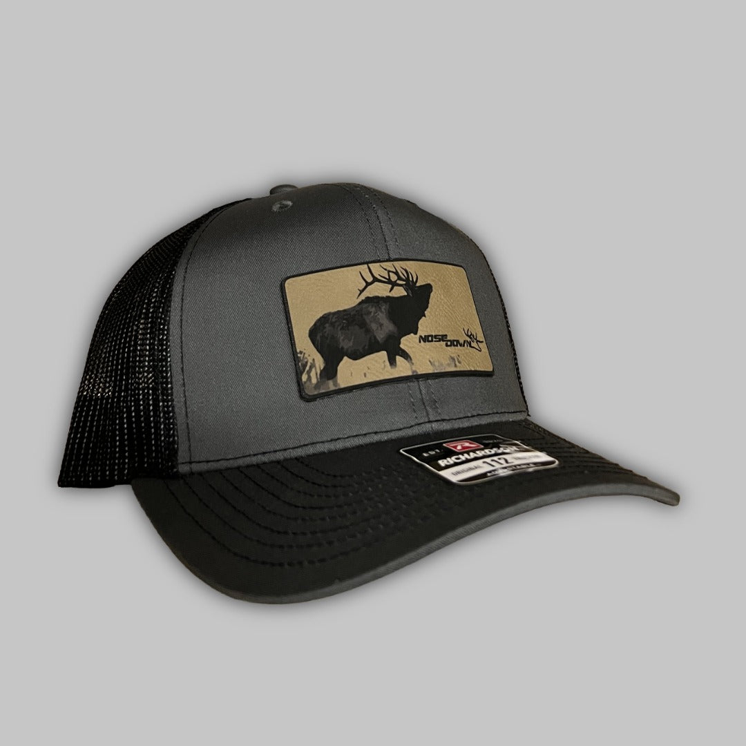 Elk Trucker Hat - Mountain Hunting Cap for Cold Weather