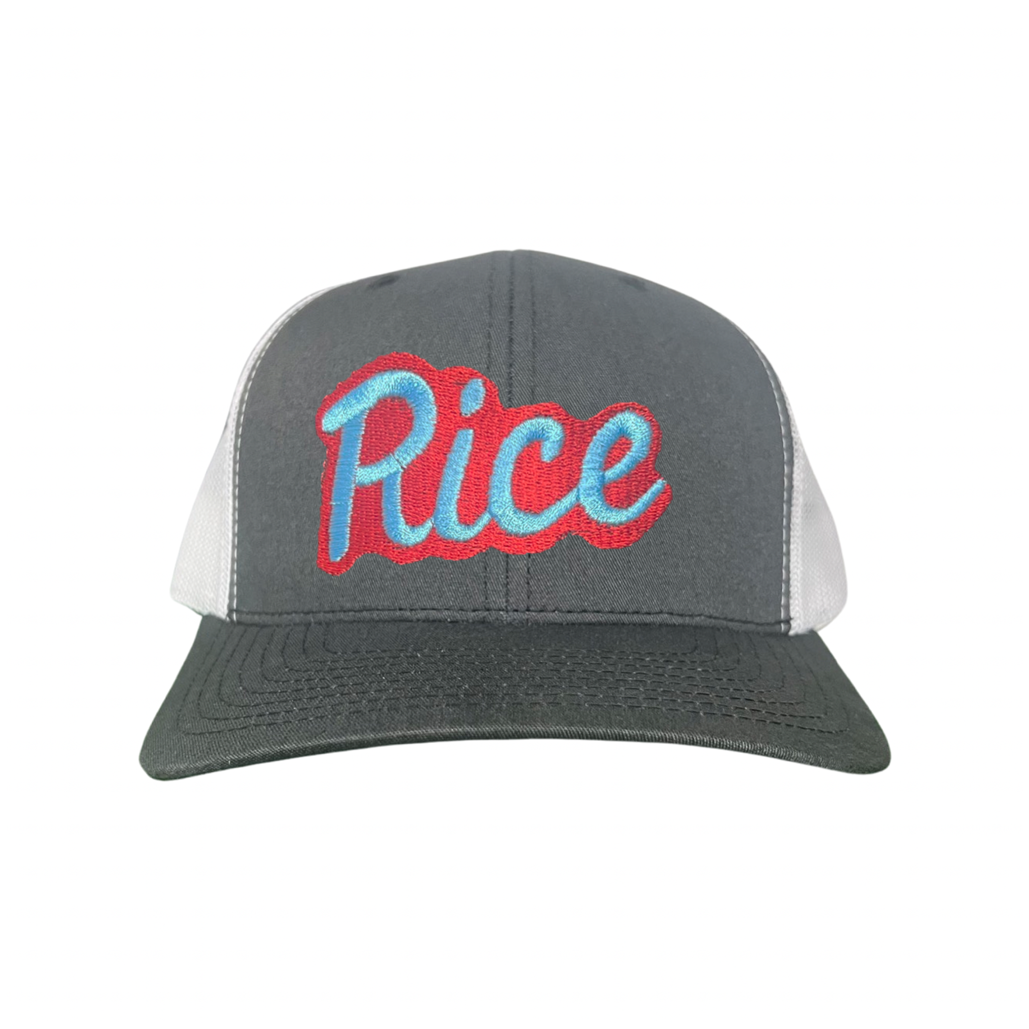 Rice Owls Retro Script Embroidered Sporty Streetwear Hat