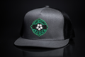 Last Stand Legion soccer flatbill hat with adjustable snapback closure.