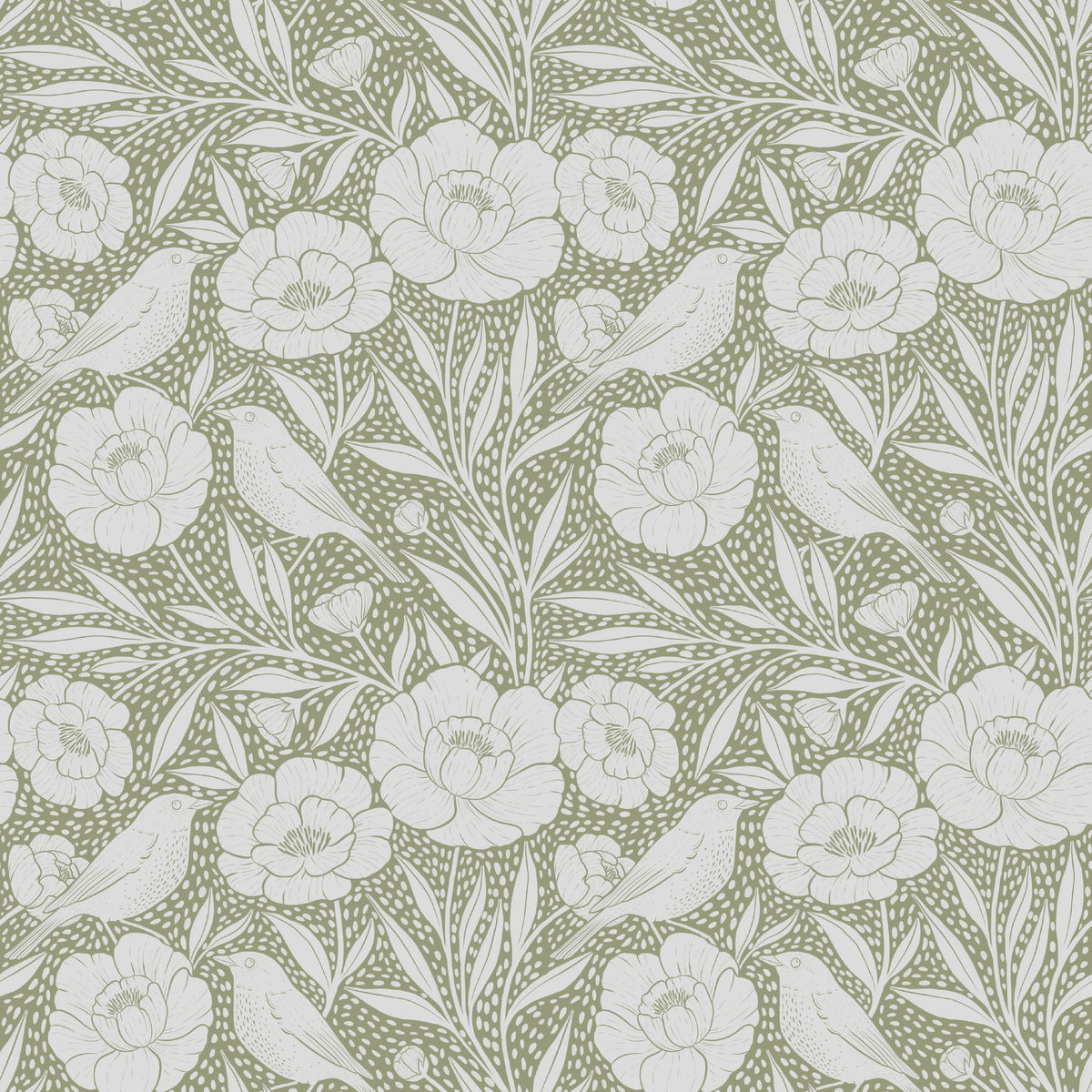 Charlene Wallpaper by Claire's Creative Forest