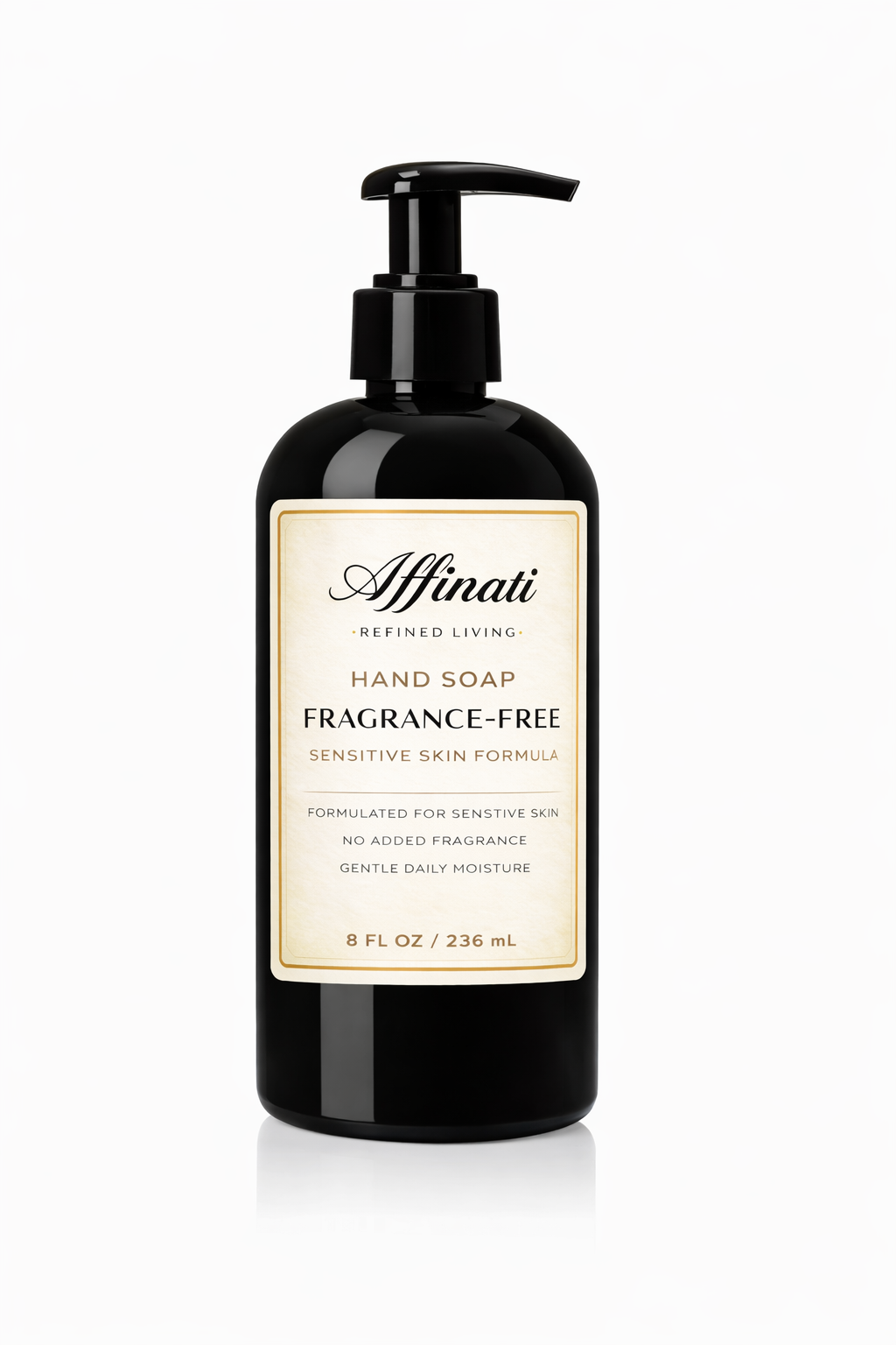 Unscented Liquid Hand Soap for Sensitive Skin 8 fl oz