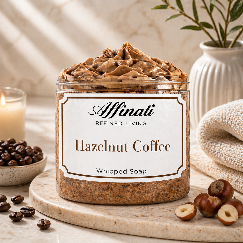 Hazelnut Coffee Whipped Soap - 20 oz