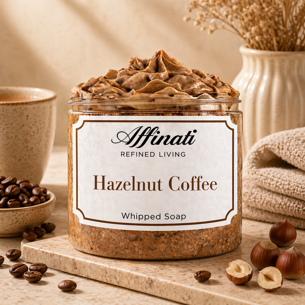 Hazelnut Coffee Whipped Soap - 20 oz