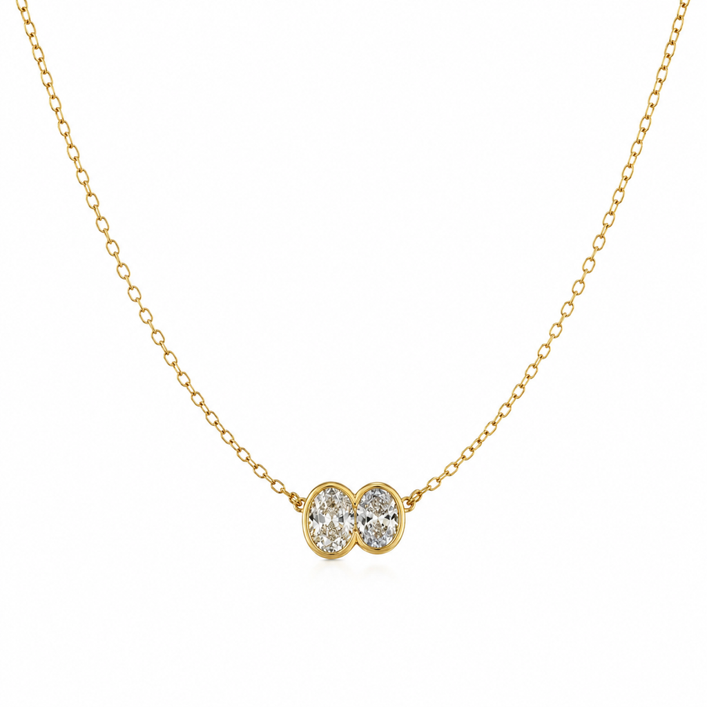 Lumi Bezel Necklace