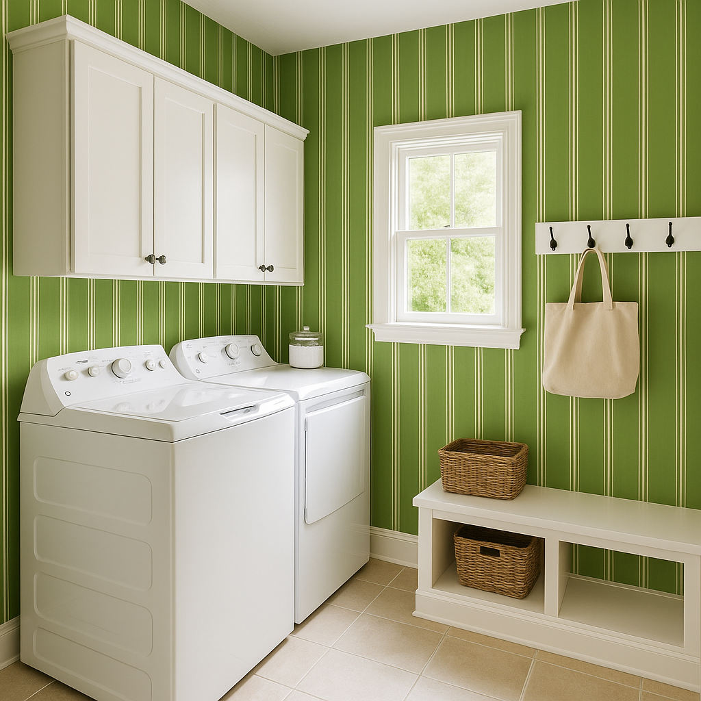 Clubhouse Stripe Wallpaper