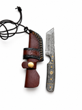 Titan Midnight Damascus Mini Cleaver TKT-4