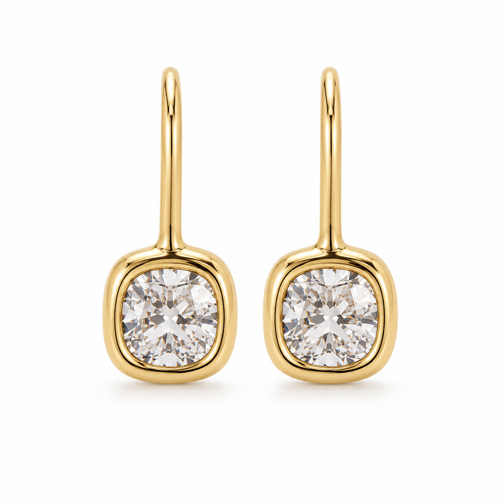 Sloane Bezel Earrings