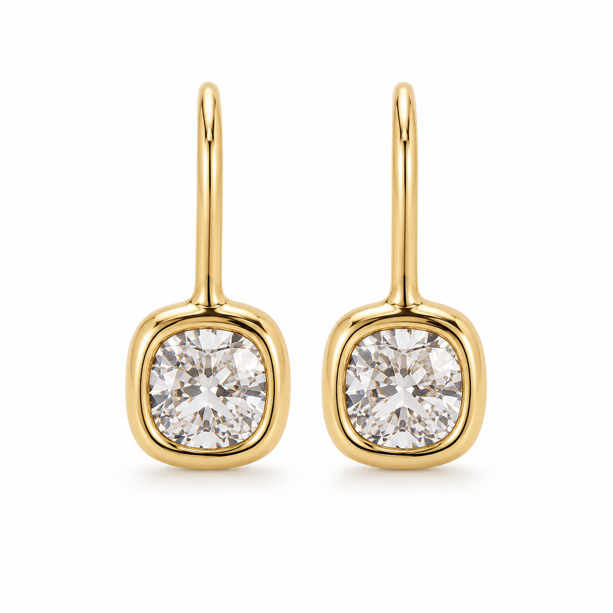 Sloane Bezel Earrings