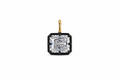 Georgian Bezel Emerald Cut Charm
