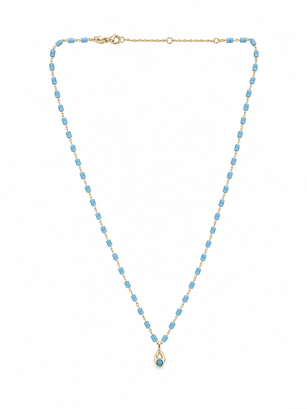 Turquoise Teardrop Necklace
