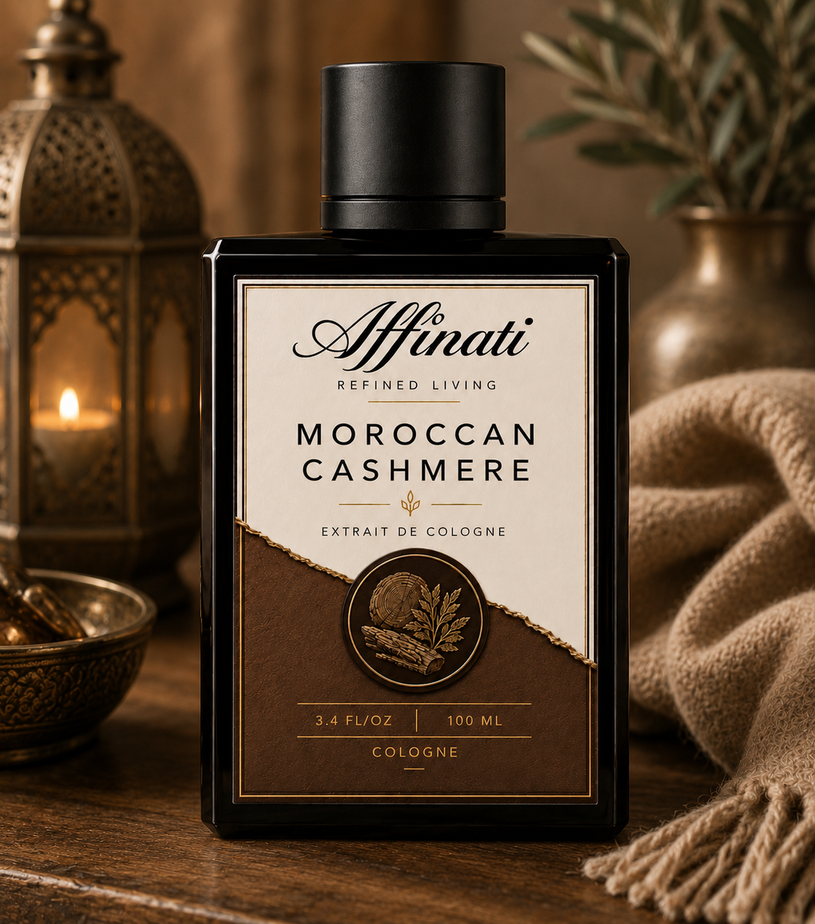 Moroccan Cashmere Extrait de Cologne - Unisex Luxury Fragrance