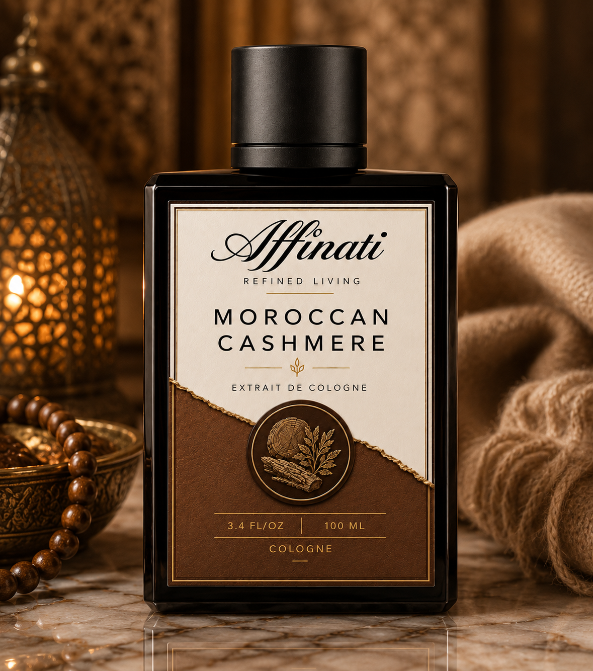 Moroccan Cashmere Extrait de Cologne - Unisex Luxury Fragrance