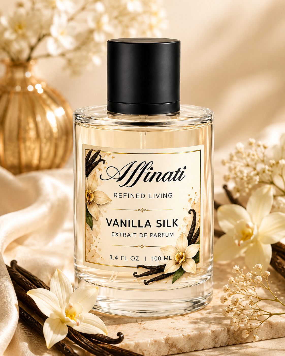 Vanilla Silk Extrait de Parfum - Warm & Creamy Fragrance