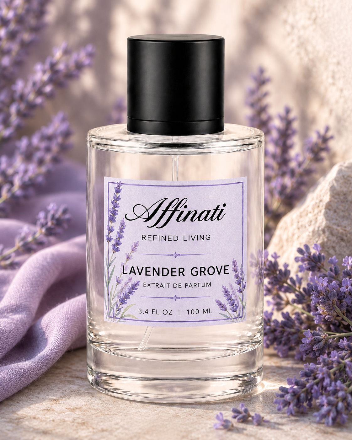 Lavender Grove Perfume - Calming Floral Aromatic Scent