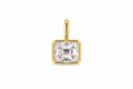 Emerald Cut Bezel Charm