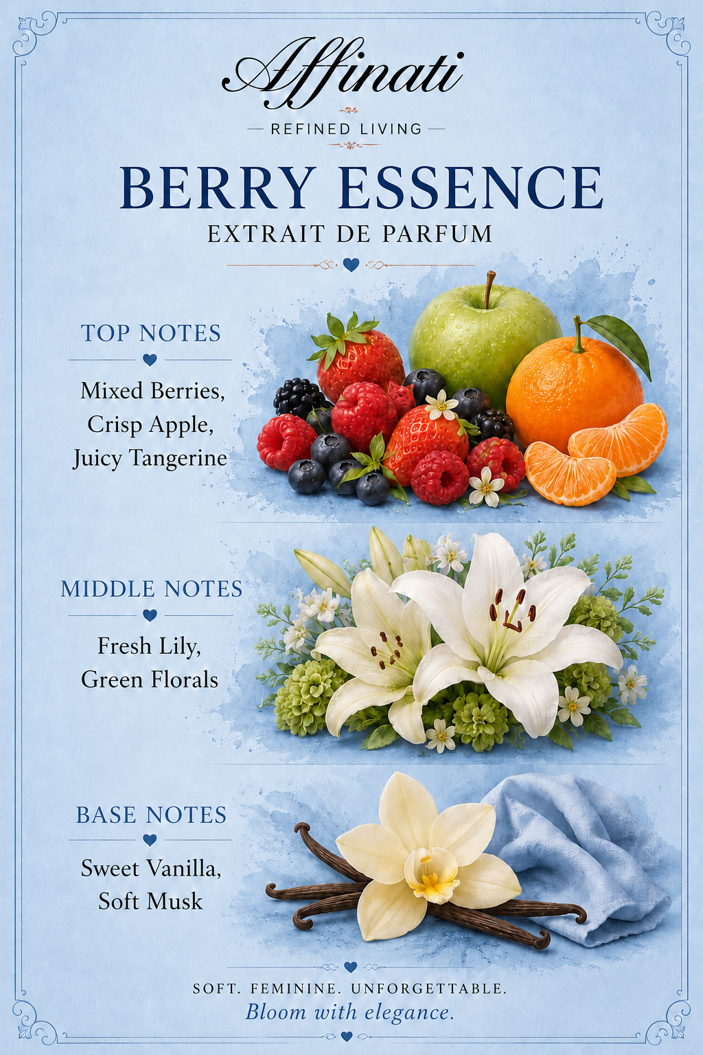 Berry Essence Women's Extrait de Parfum 100ml Romantic Scent