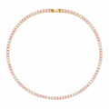 Josephine Tennis Necklace Light Pink