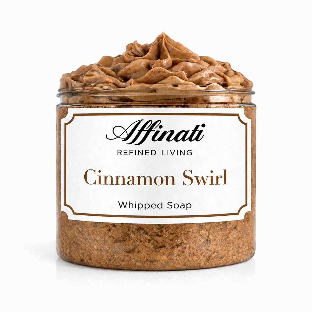 Cinnamon Swirl Whipped Soap - 20 oz