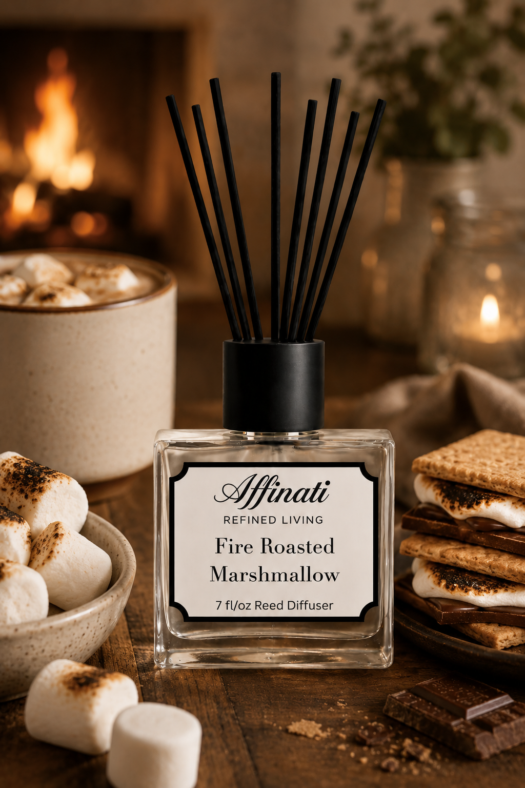 Fire Roasted Marshmallow Reed Diffuser