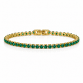 Riley Emerald Tennis Bracelet
