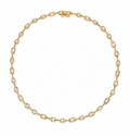 Serena Bezel Tennis Necklace