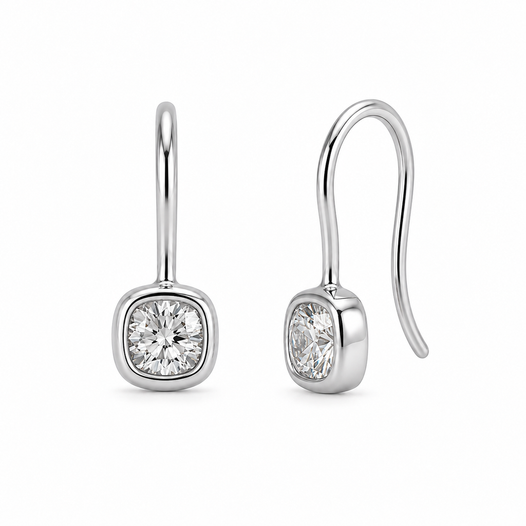 Sloane Bezel Earrings