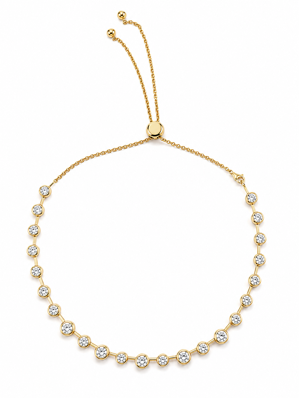 Lora Bezel Necklace