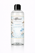 Bottle of Affinati Clean Cotton sulfate-free shampoo with aloe, 16 ounce size.