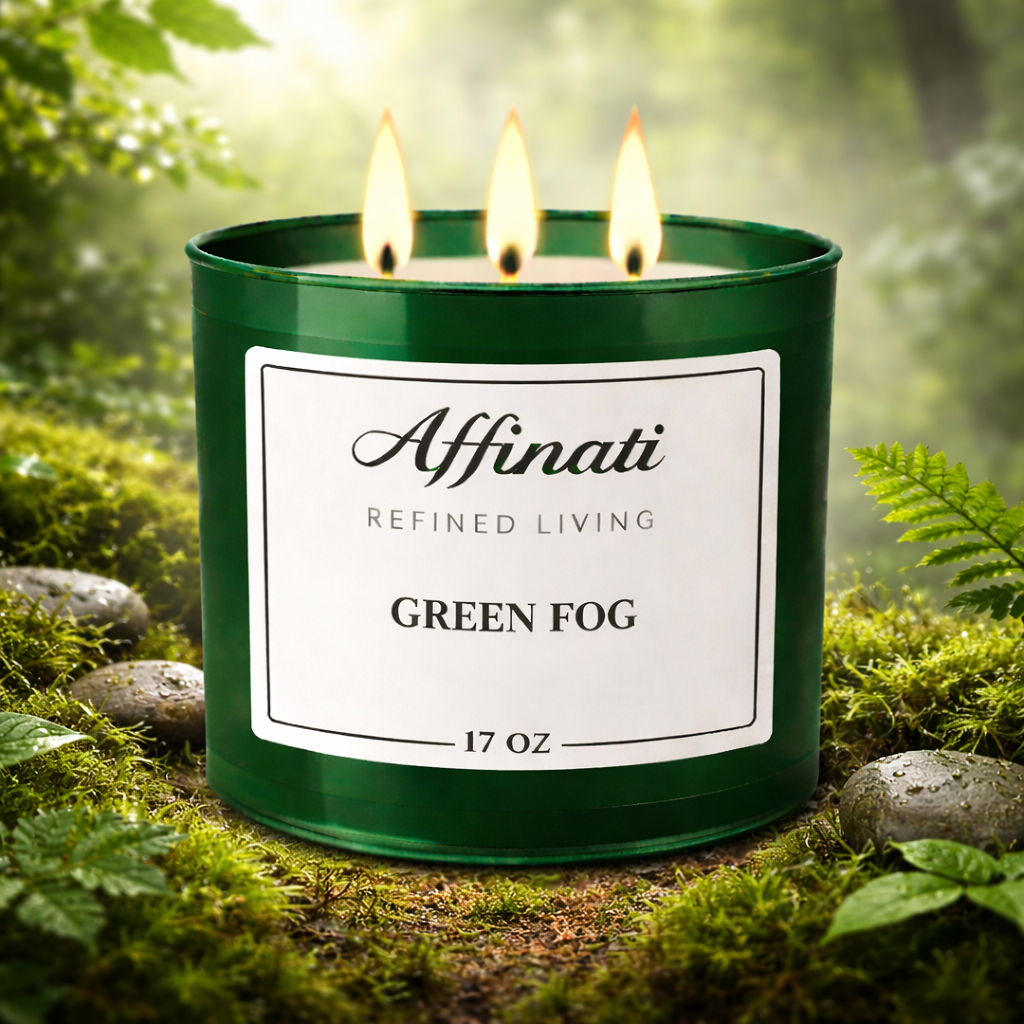 3-Wick Green Fog Candle