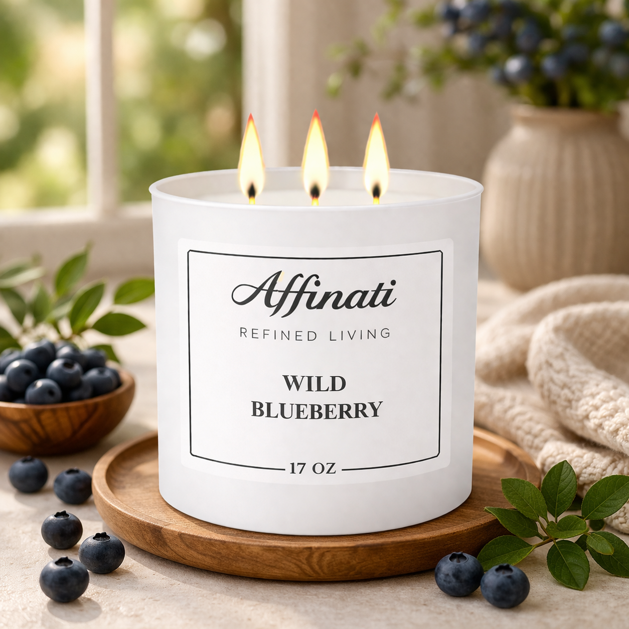 3-Wick Wild Blueberry Candle